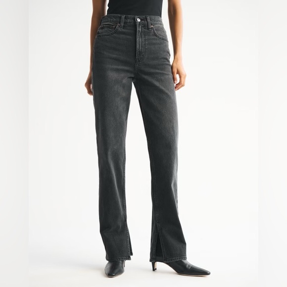 Abercrombie & Fitch Denim - Abercrombie Ultra High Rise 90s Straight Jean